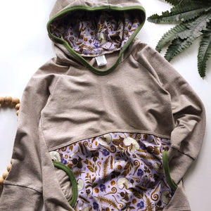 Cotton Hoodie - Forest Finds- Size 5/6