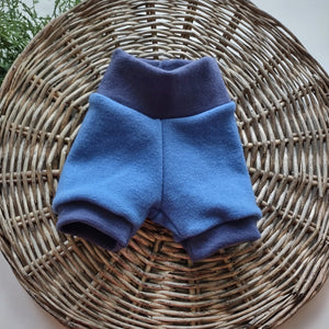 Wool Interlock Jogger Shorts- Size 0-3M