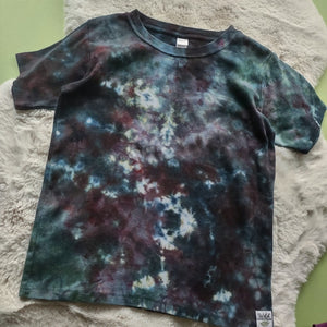 Cotton Hand Dyed Crew Neck Tee- Size Youth Medium (10)