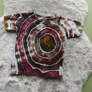 Cotton Hand Dyed Crew Neck Tee-12-18 Months