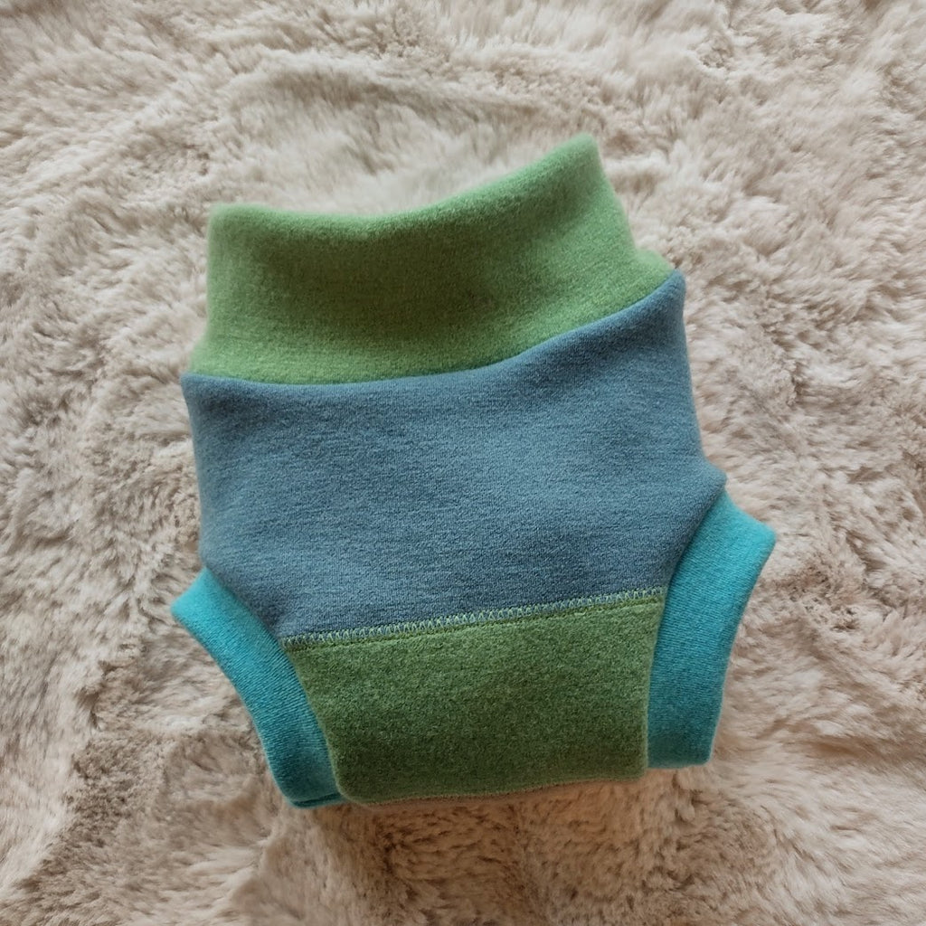 Wool Interlock SINGLE Layer MasterPiece Soaker Diaper Cover- Medium
